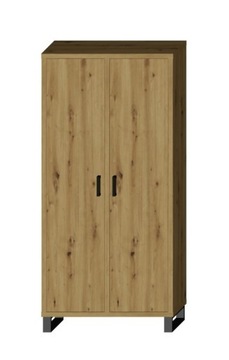 Regał SARA LOFT 2D 100 nogi metal - artisan