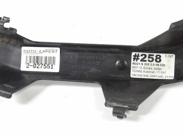 MERCEDES W216 W221 KRYT KAPOTY TORPÉDO PRAVÁ