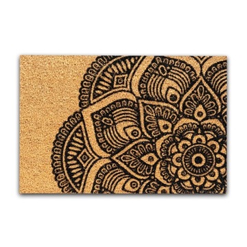 КОВРИК КОКОС 40Х60, РЕЗИНОВАЯ ОСНОВА, МОДНЫЙ