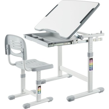 MOZOS DC-SET письменный стол + Серый стул