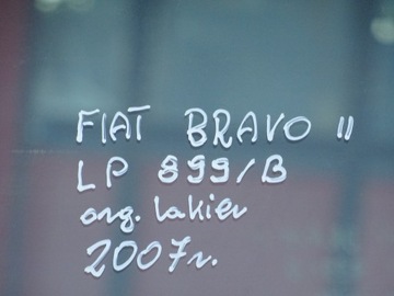 FIAT BRAVO II DVEŘE LEVÝ PŘEDNÍ 899/B ORIG. LAK