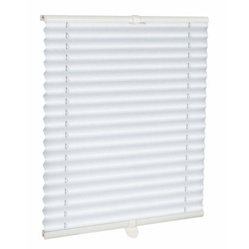 ROLETA PLISOWANA PLISY BIAŁA ŻALUZJA BEZINWAZYJNA WYMIAR 40 x 100 cm