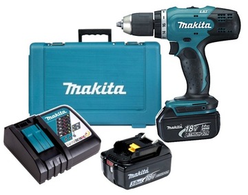 MAKITA DDF453RFE WIERTARKO WKRĘTARKA 18V WALIZKA 2x 3.0ah