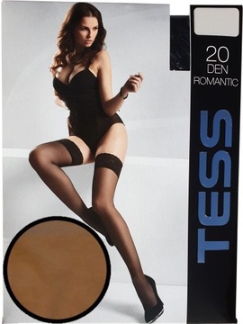 Pończochy samonośne LYCRA 20 DEN TESS 3/4 ANTILOPA