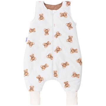 ŚPIWOREK DO SPANIA DZIECIĘCY Z NOGAWKAMI BAWEŁNA XL OCIEPLANY