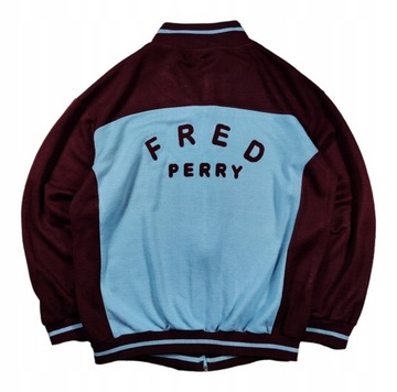 Bluza Męska na zamek FRED PERRY Casual Vintage L