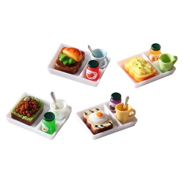 Chlebowe modele dekoracji domku dla lalek Miniaturowe jedzenie