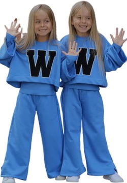 QBA KIDS SPODNIE SZWEDY DRESOWE NIEBIESKIE r 140