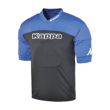 Koszulka Kappa Carbolla do Rugby czarno - niebieska rozmiar M
