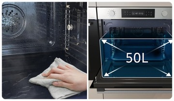 Комплект бытовой техники SAMSUNG NQ5B4553FBS + NA64H3030AS Черный/нержавеющая сталь