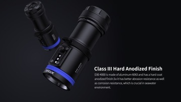 Latarka nurkowa XTAR D30 4000 Full Set 4000lm LED