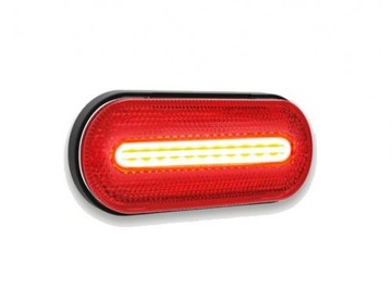 Lampa obrysowa obrysowka LED czerwona neon 326