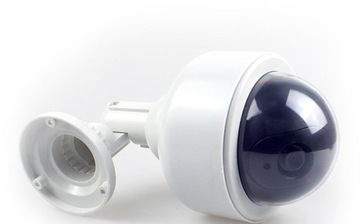 МАКЕТ PTZ-КАМЕРЫ ПОВОРОТНАЯ НА 360° КАМЕРА НАБЛЮДЕНИЯ 2xAA ПОДВЕСНЫЕ СВЕТОДИОДЫ