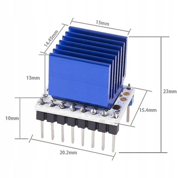 STEPSTICK TMC2208 V1.2 UART обеспечивает бесшумную работу двигателей