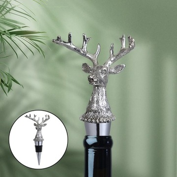 2x Korek do butelki wina w kształcie zwierzęcia Ozdobne akcesoria ze stopu cynku na urodziny w barze