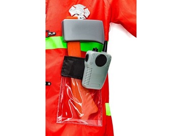 Комплект костюма пожарного пожарного для детей, аксессуары