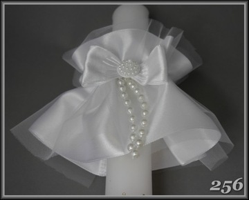 Комплект: трехслойный мешочек для причастия с жемчугом, капельница и перчатки.