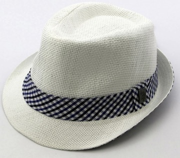 Kapelusz letni damski Czapka Fedora letnia U.S. Polo Assn. S/M 56/57cm