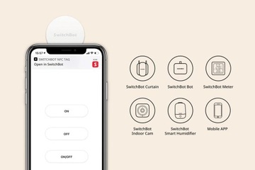 SwitchBot Tag NFC умная кнопка SmartHome
