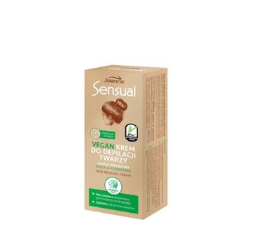 Joanna Vegan Krem do depilacji twarzy Morskie Algi