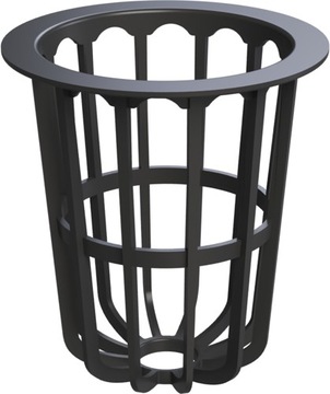 ДИСПЛЕЙ ДЛЯ ЖЕЛОБА ОЧИСТИТЕЛЬ ЖЕЛОБОВ Серый DRAIN Универсальный 125 мм с корзиной