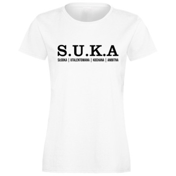 DAMSKA KOSZULKA S.U.K.A DLA DZIEWCZYNY ŻONY M