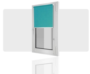 ROLETA OKIENNA GŁADKA MINI z NAPINACZEM 108x140 cm