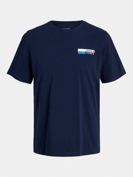 Jack&Jones T-Shirt Corp 12233999 Granatowy Standard Fit