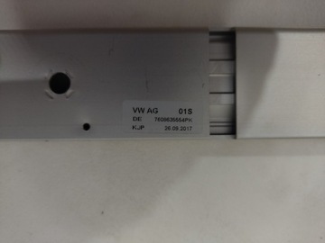 760863555 KOMPLET LIST SZYN BAGAŻNIKA VW TOUAREG III 2018+