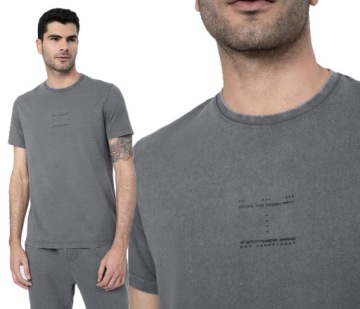 ФУТБОЛКА 4F МУЖСКАЯ СПОРТИВНАЯ ФУТБОЛКА, ХЛОПОК