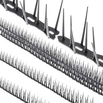 50 шипов для защиты от птиц, НЕРЖАВЕЮЩАЯ НЕРЖАВЕЮЩАЯ, ВЫСОТА 24,25 м БЕЗОПАСНАЯ