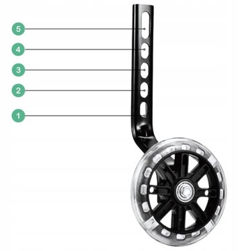 БОКОВЫЕ КОЛЕСА ДЛЯ ДЕТСКОГО ВЕЛОСИПЕДА ВЕЛОСИПЕДНЫЕ КОЛЕСА С ОСВЕЩЕНИЕМ ДЛЯ ОБУЧЕНИЯ ЕЗДЫ