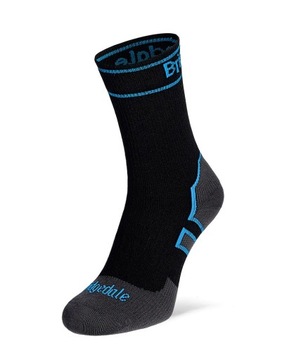 Черные водонепроницаемые трекинговые носки Bridgedale StormSock Mid Boot - XL