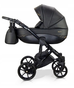 Wózek dziecięcy Milu Kids BACIO 4w1 45 ECO czarny