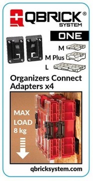 Органайзеры Qbrick System ONE Connect Адаптеры