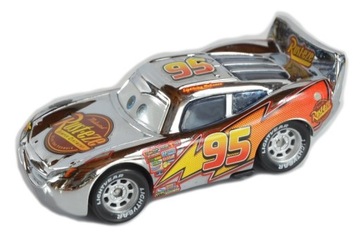 MATTEL CARS AUTA ZYGZAK McQUEEN RUSTEZE CHROM 1:55 z PL