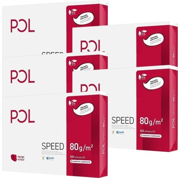 БУМАГА ДЛЯ ПРИНТЕРА POLSPEED АВТОРСКАЯ ПРАВА А4 80г 5 СТОТ ЛИСТОВАЯ БЕЛАЯ УНИВЕРСАЛЬНАЯ