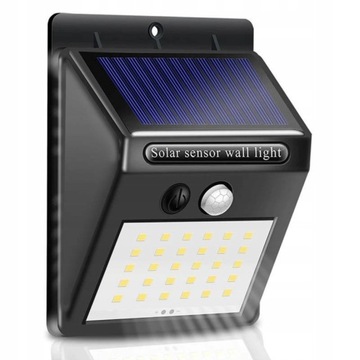 Lampa solarna LED z czujnikiem ruchu 30 LED