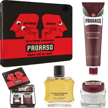 ZESTAW do golenia Proraso TWARDY ZAROST Vintage Selection PRIMA DOPO