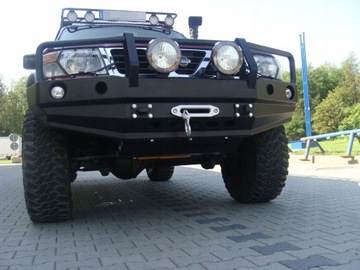 СТАЛЬНОЙ ПЕРЕДНИЙ БАМПЕР ДЛЯ NISSAN PATROL Y61