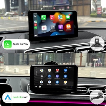 Мультимедиа MT-T86 IPS FullHD Carplay Android Auto монитор с камерой заднего вида.