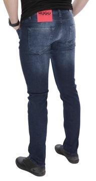 HUGO BOSS SPODNIE SLIM JEANS DARK BLUE ROZ. 30