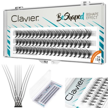 RZĘSY CLAVIER BESHAPED 14MM