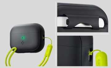 Etui silikonowe Spigen do AirPods Pro 2, + pasek