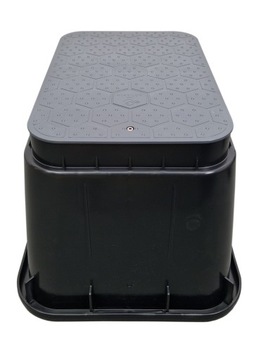 Стандартный оросительный клапанный блок на 4 электромагнитных клапана, серый сад