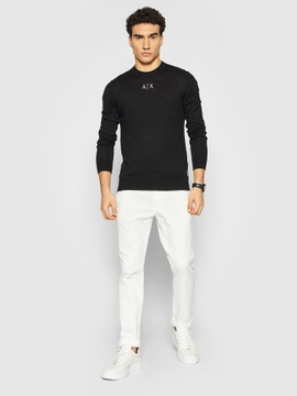 Sweter klasyczny cienki Armani Exchange L