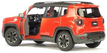 МЕТАЛЛИЧЕСКИЙ АВТОМОБИЛЬ JEEP RENEGADE TRAILHAWK WELLY МОДЕЛЬ