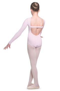 БАЛЕТНЫЙ КОСТЮМ ТАНЦЕВАЛЬНЫЙ НАРЯД ТЕЛО РОЗОВЫЙ 146/152