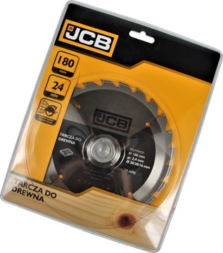 JCB Tarcza tnąca do drewna 180 mm 24 zęby 30/20/16