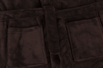 ХАЛАТ МУЖСКОЙ КОРИЧНЕВЫЙ ПЛОТНЫЙ МУЖСКОЙ ХАЛАТ, РАЗМЕР M A103